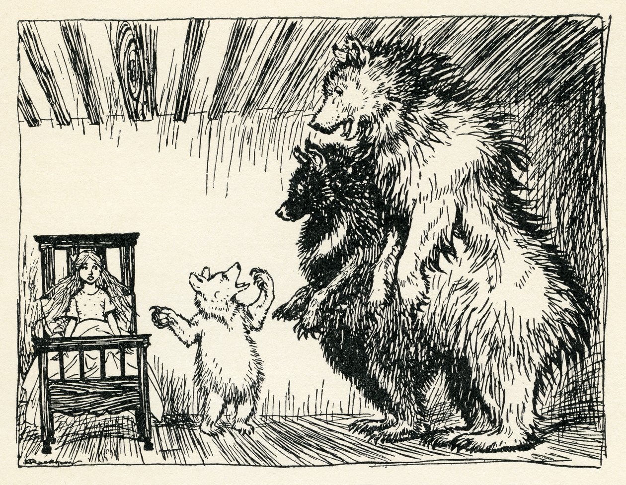 Tři medvědi od Arthur Rackham