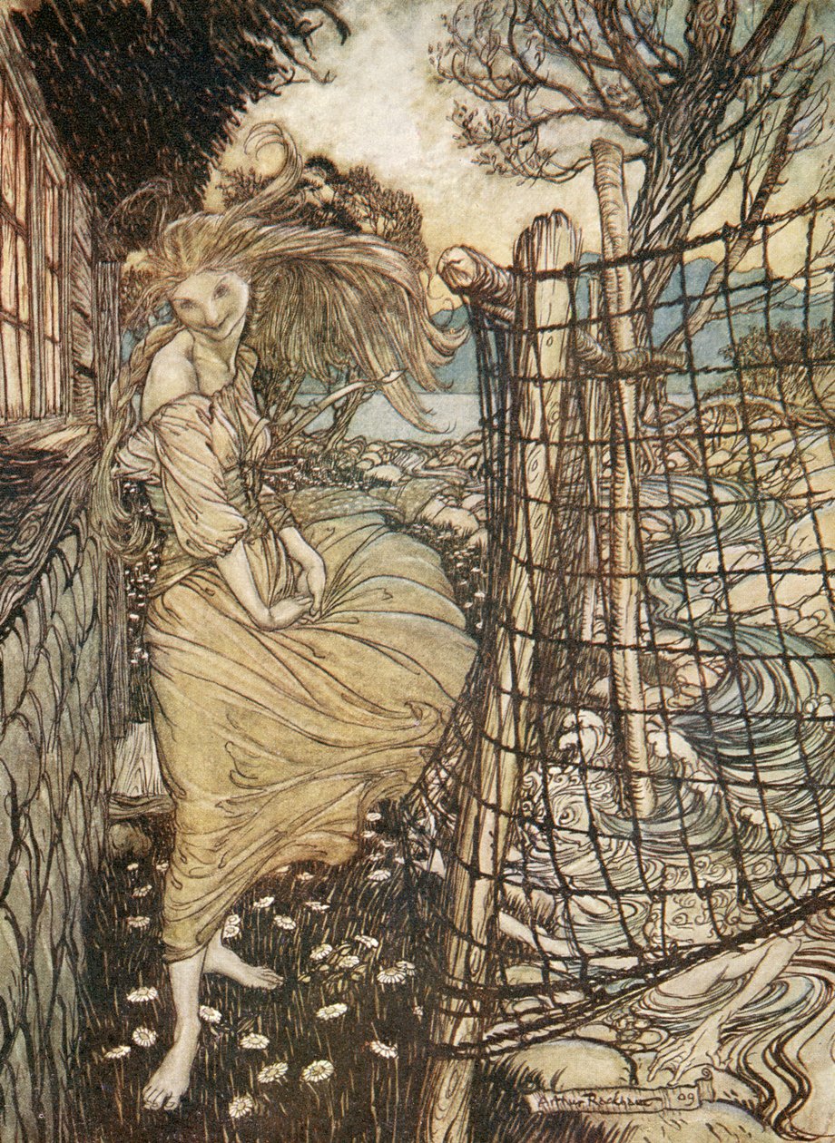 Undine od Friedricha de la Motte Fouqué od Arthur Rackham