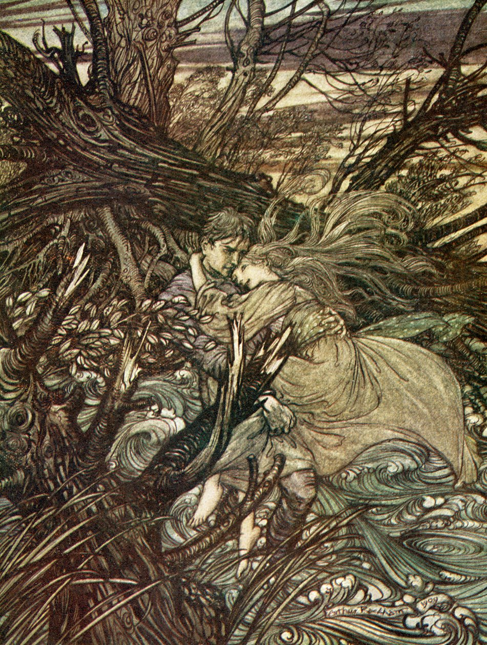 Undine od Friedricha de la Motte Fouqué od Arthur Rackham