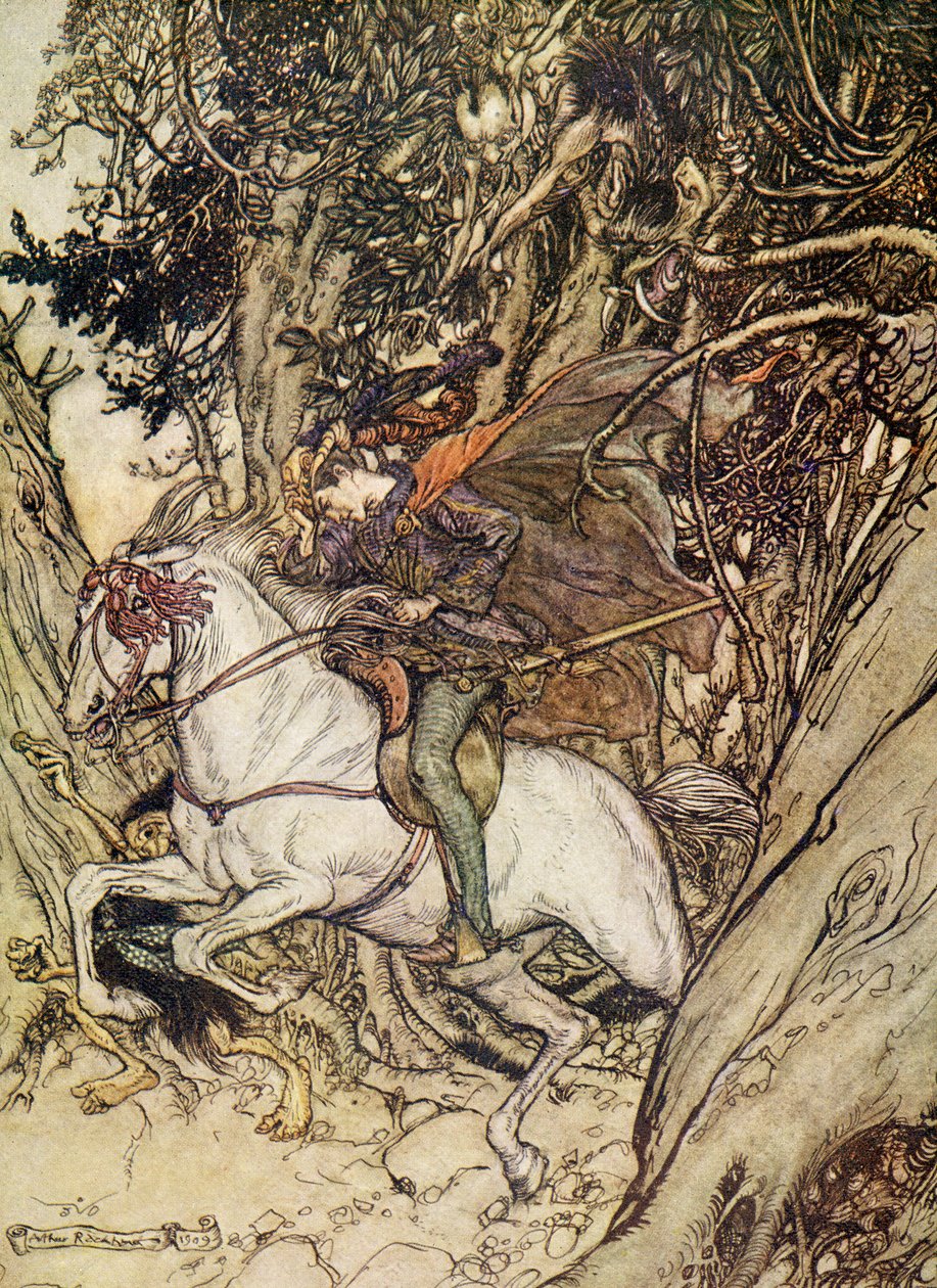 Undine od Friedricha de la Motte Fouqué od Arthur Rackham
