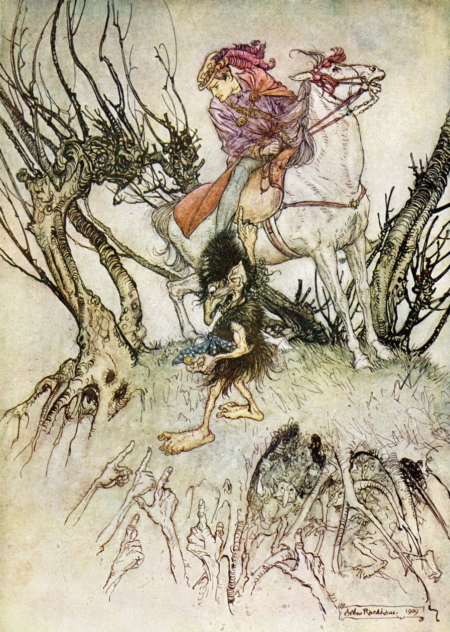 Undine od Friedricha de la Motte Fouqué od Arthur Rackham