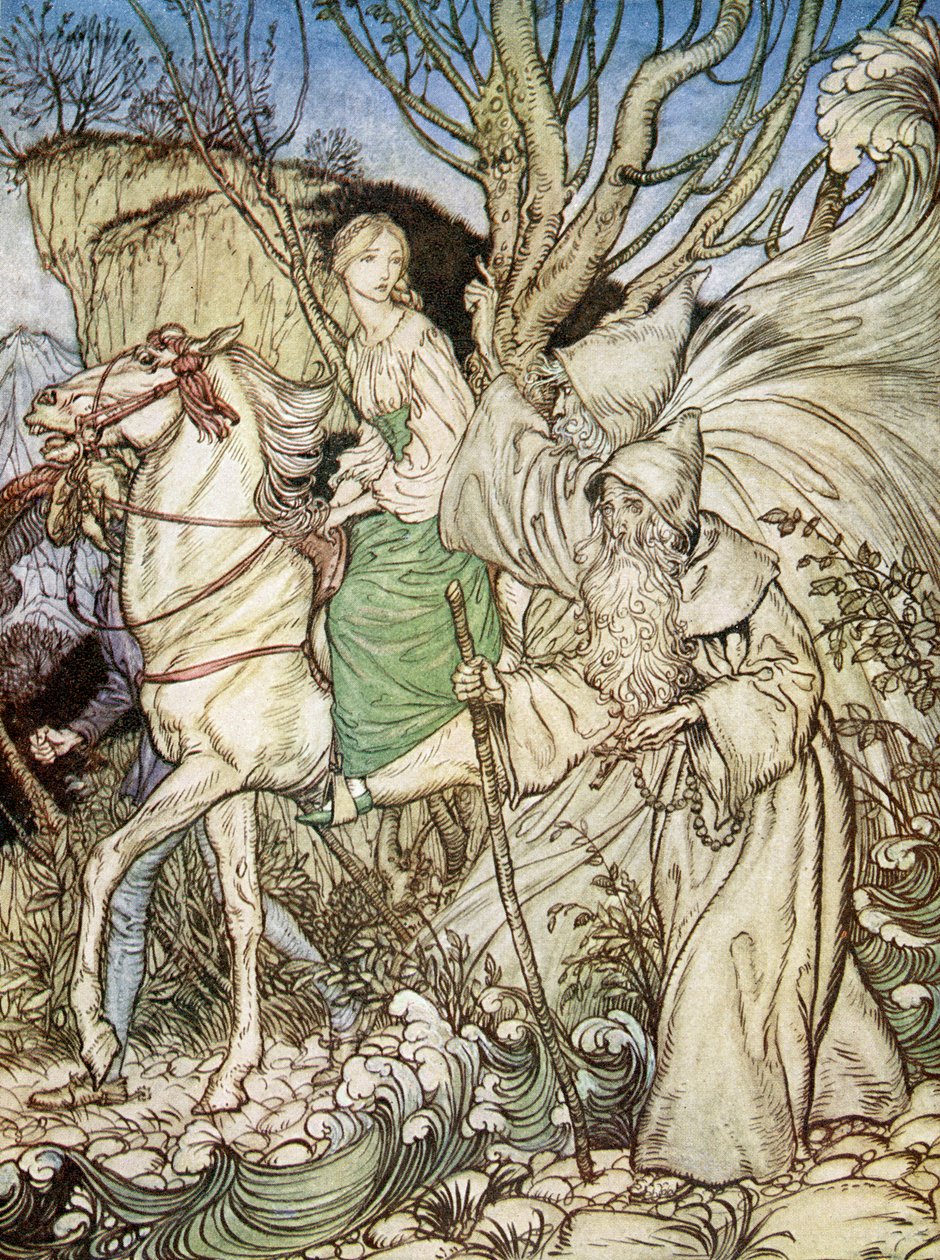 Undine od Friedricha de la Motte Fouqué od Arthur Rackham