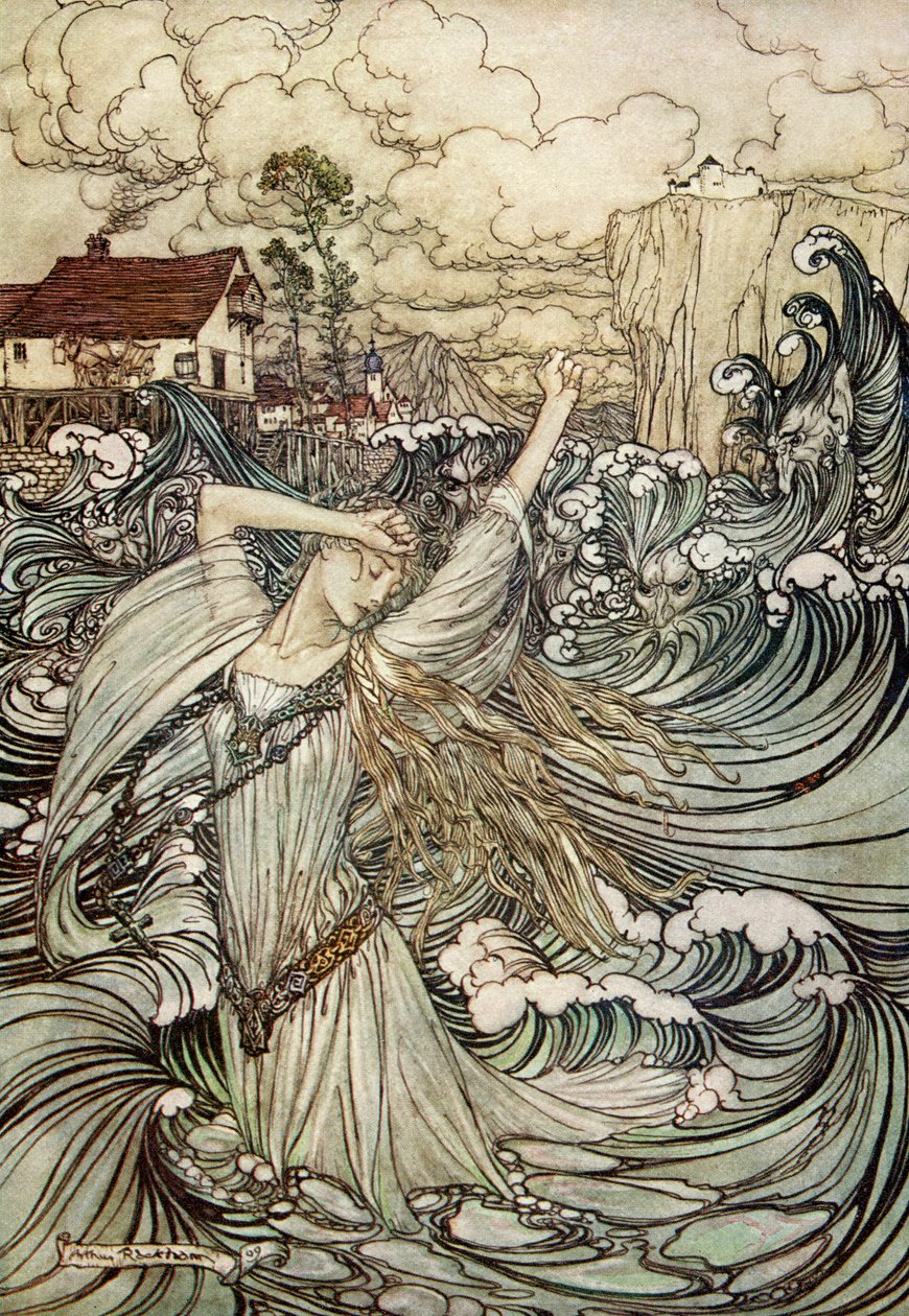 Undine od Friedricha de la Motte Fouqué od Arthur Rackham