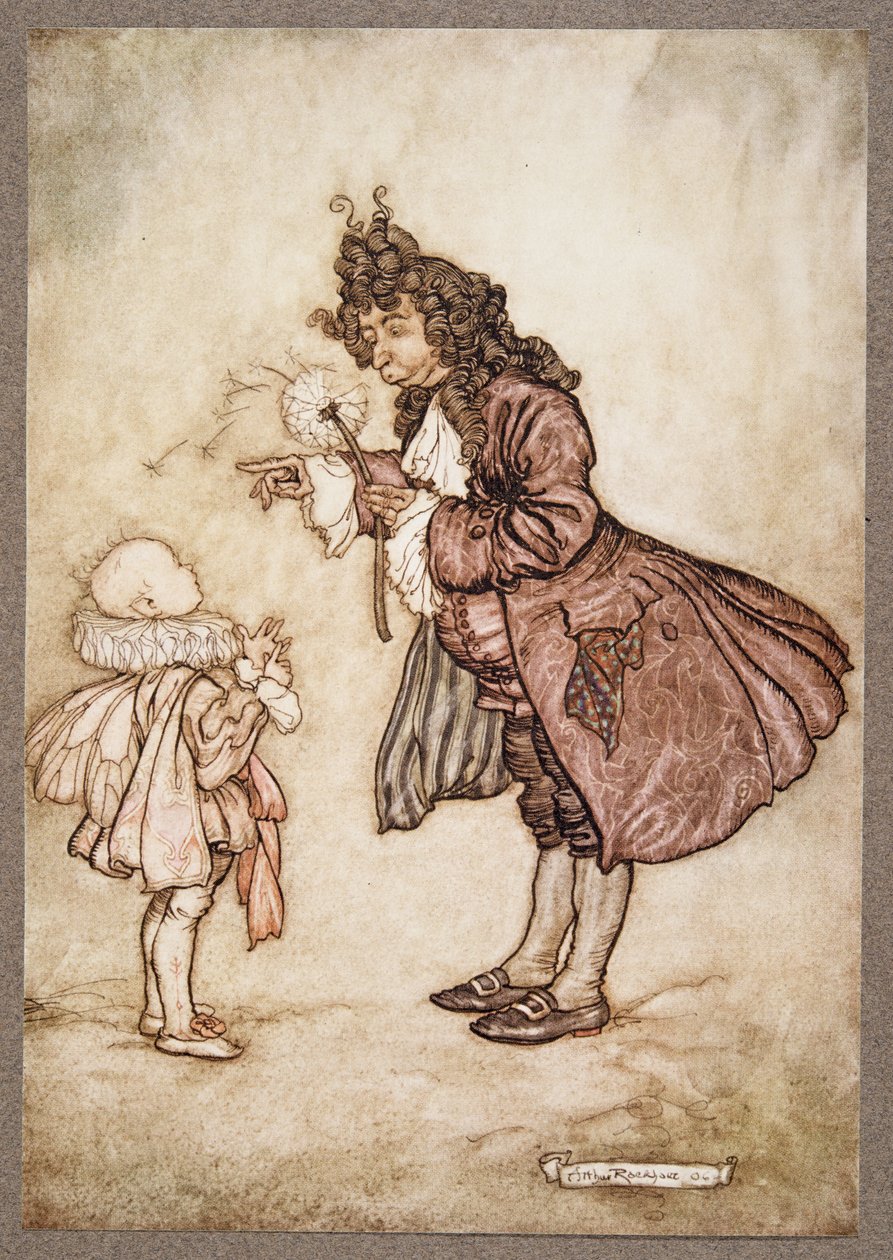 Když Její Veličenstvo chce znát čas, od Petera Pana v Kensington Gardens od J. M. Barrieho (1860 - 1937), hospoda. 1906 od Arthur Rackham