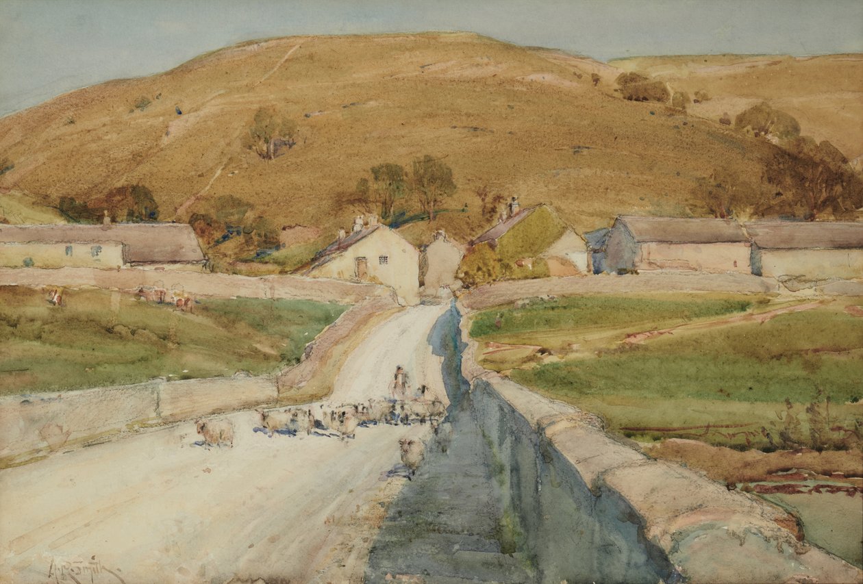 Coniston, Wharfedale, Yorkshire od Arthur Reginald Smith