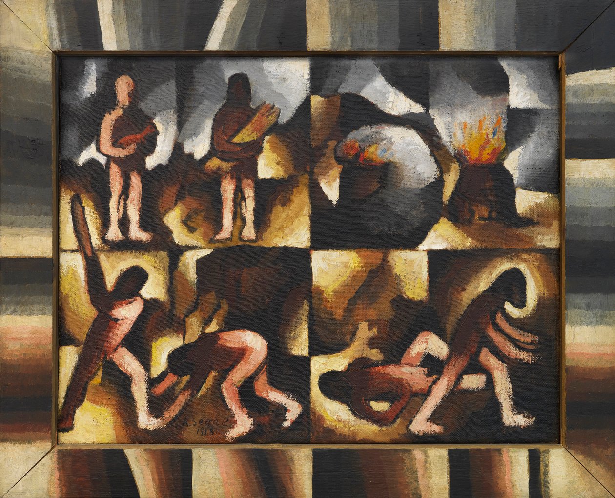 Starozákonní cyklus Kain a Ábel, 1918. od Arthur Segal
