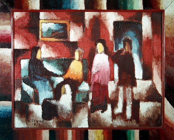 Interiér, 1918 od Arthur Segal