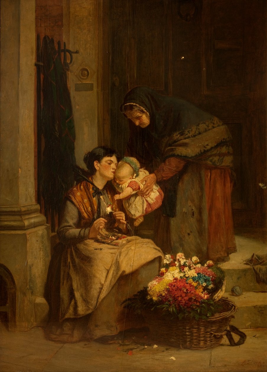 Její nejsladší květ, 1880 od Arthur Stocks