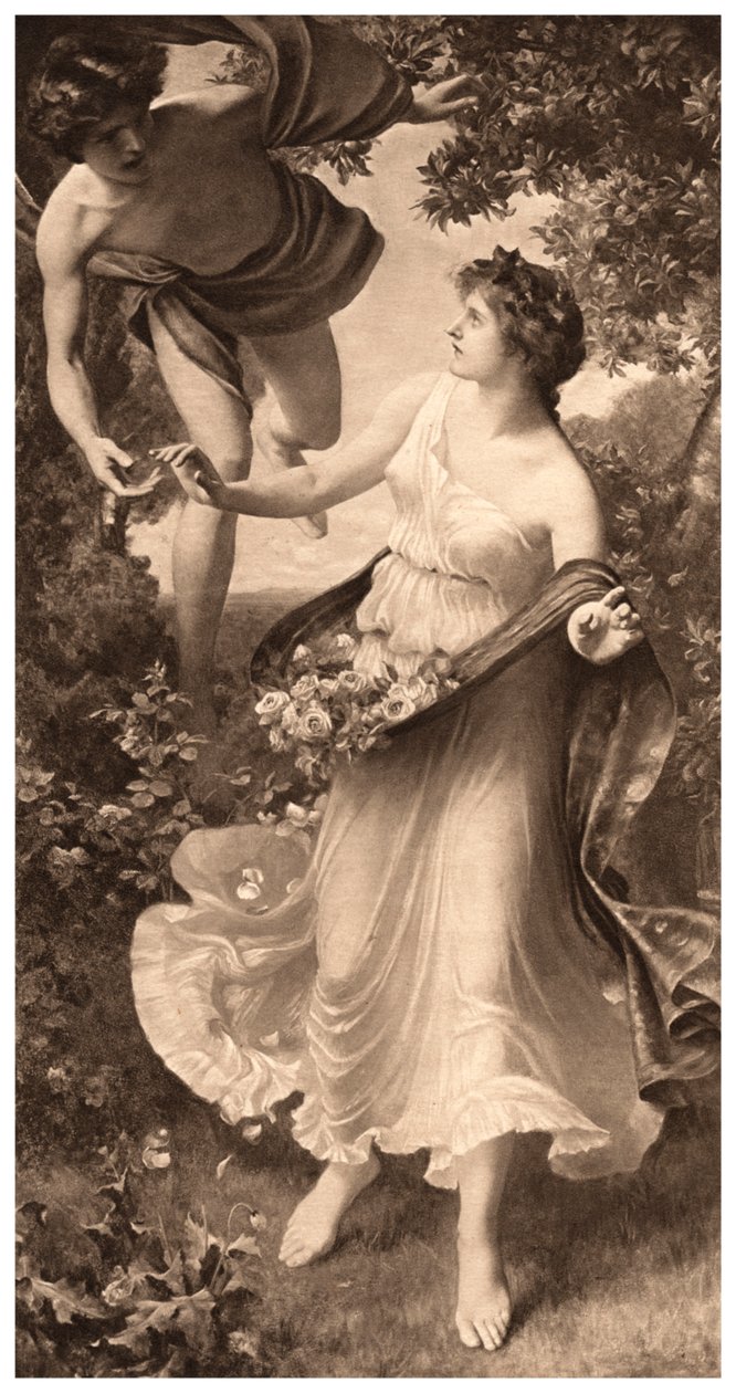 "Flora a Zephyr", 1903. od Arthur Trevethin Nowell