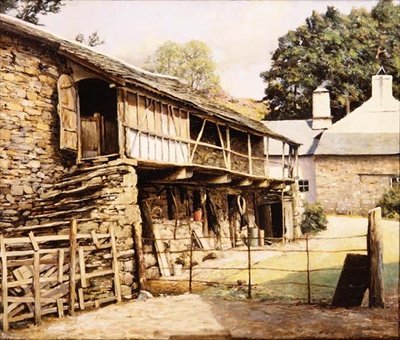 Tisová farma poblíž Coniston, Lancashire od Arthur Vivian Couling