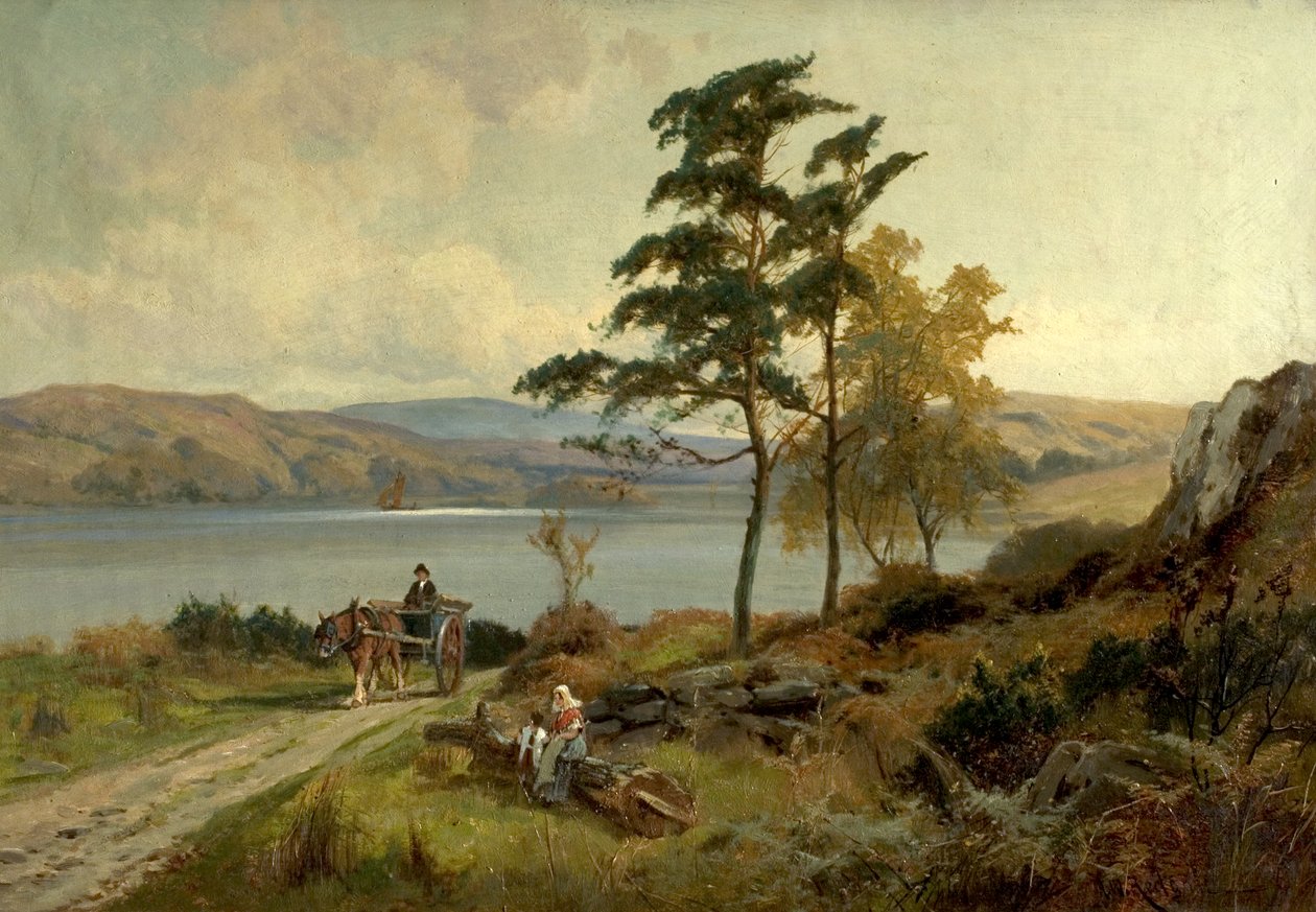 Poblíž Betws-y-Coed, Severní Wales od Arthur Walker Redgate