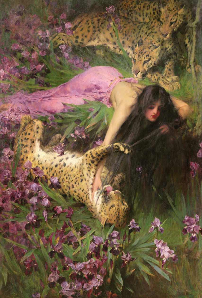 Čarodějka, kolem roku 1901 od Arthur Wardle