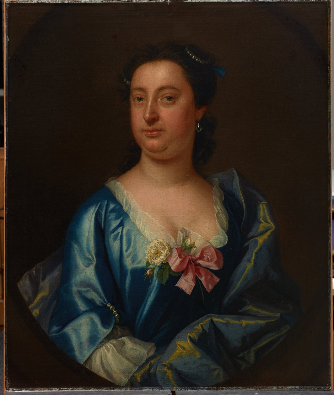 Portrét dámy, možná Edward Hyde, lord Cornbury v šatech Upravit na Wikidata od Artist UnknownUnidentified painter label QS
