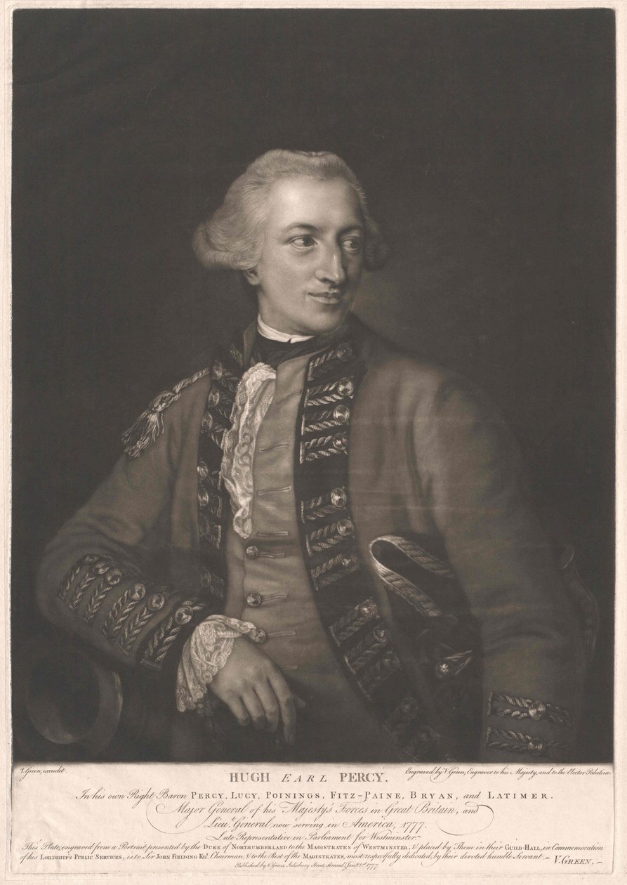 2. vévoda z Northumberlandu Percy od Artist Unknown
