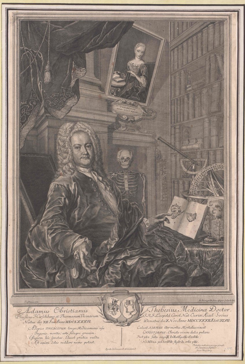 Adam Christian Thebesius od Artist Unknown