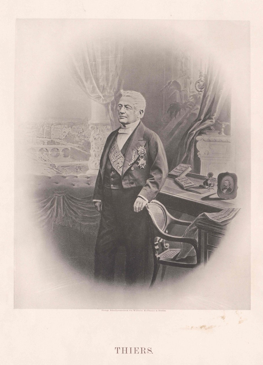 Adolphe Thiers od Artist Unknown