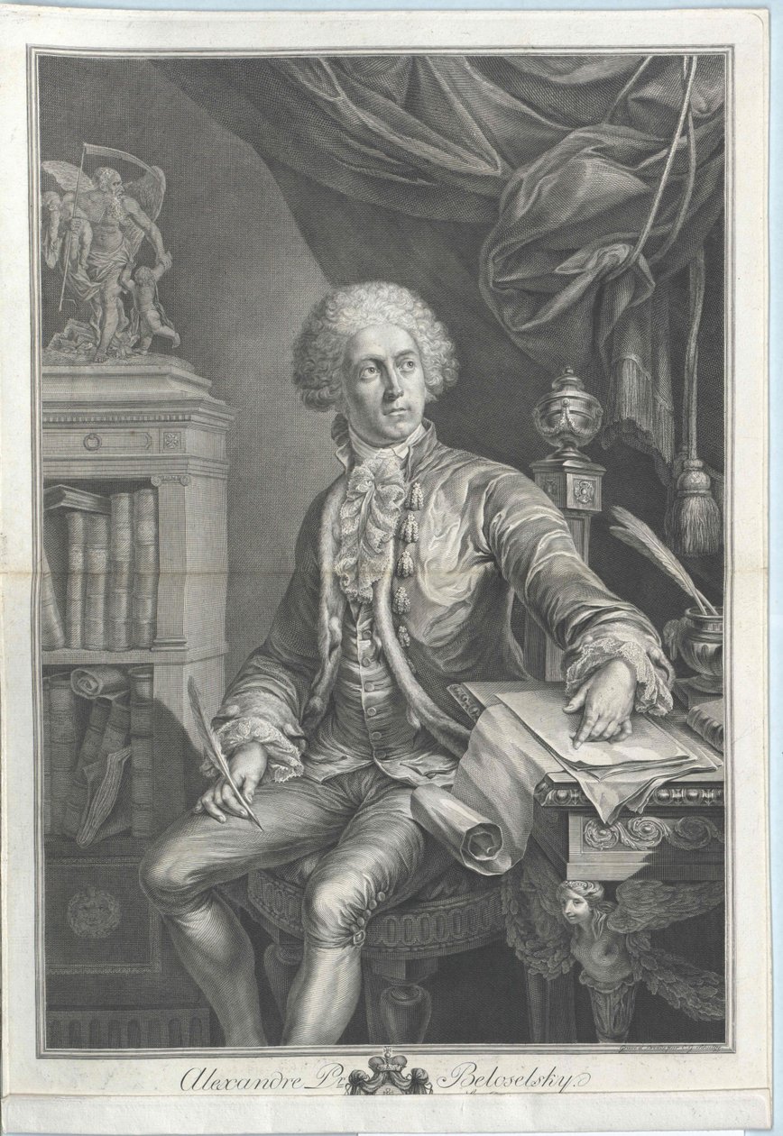 Alexander hrabě Belozersky-Belozersky od Artist Unknown