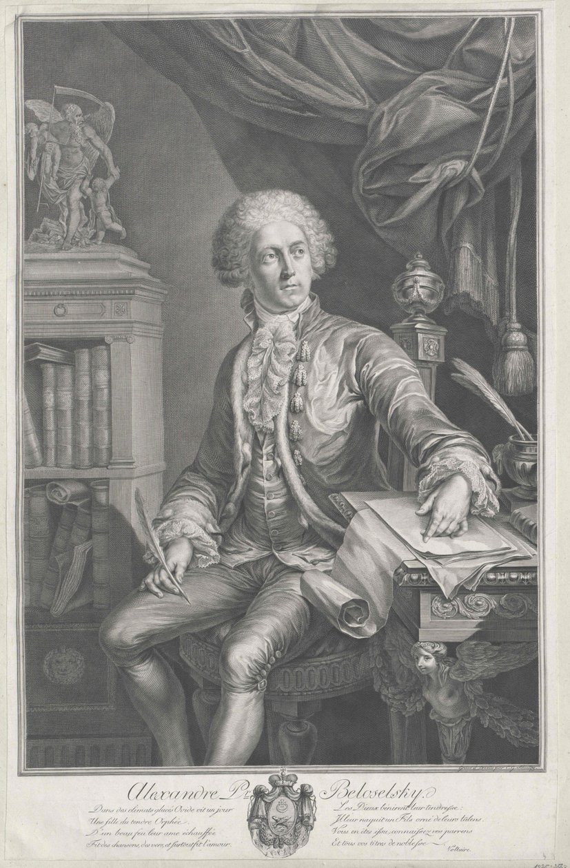 Alexander hrabě Belozersky-Belozersky od Artist Unknown