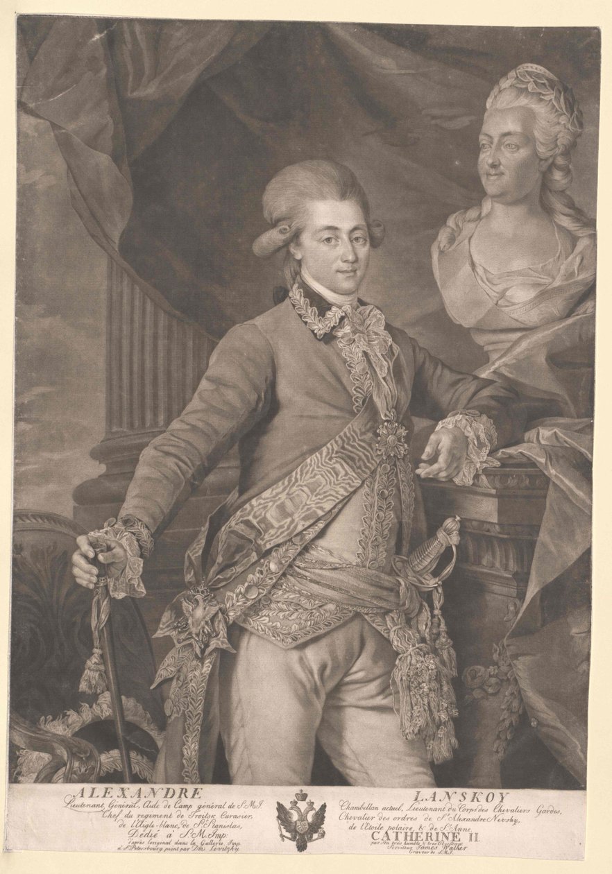 Alexandr Dimitrijevič Lanskoj od Artist Unknown