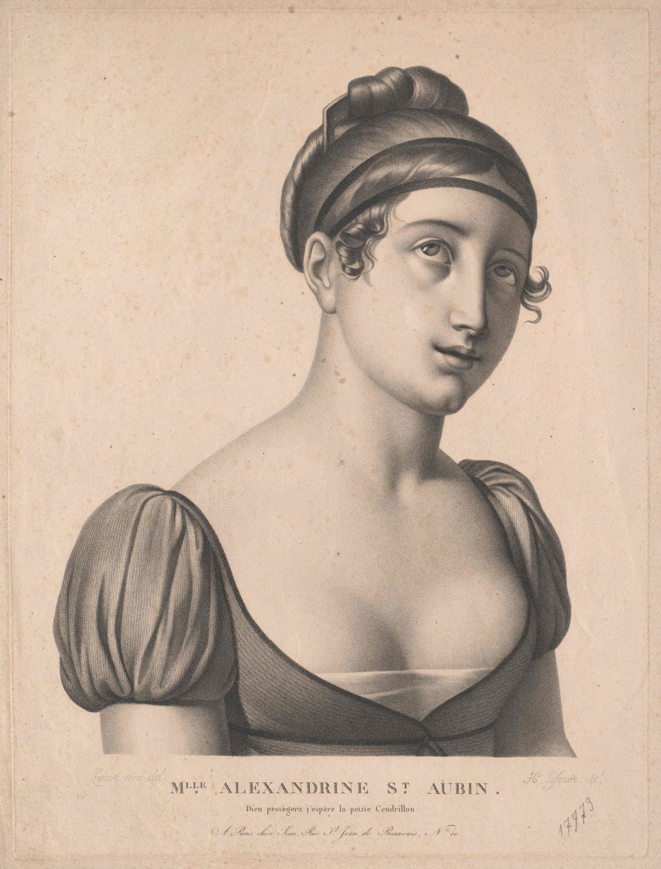 Alexandrine (1793-1867) Saint-Aubin od Artist Unknown