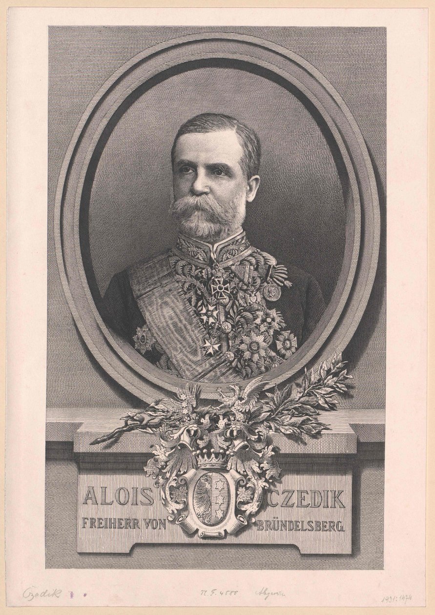 Aloysius baron Czedik-Bruendelsberg (tisk) od Artist Unknown