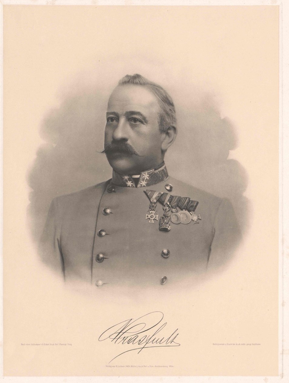 Ambros Ritter von Mras (tisk) od Artist Unknown