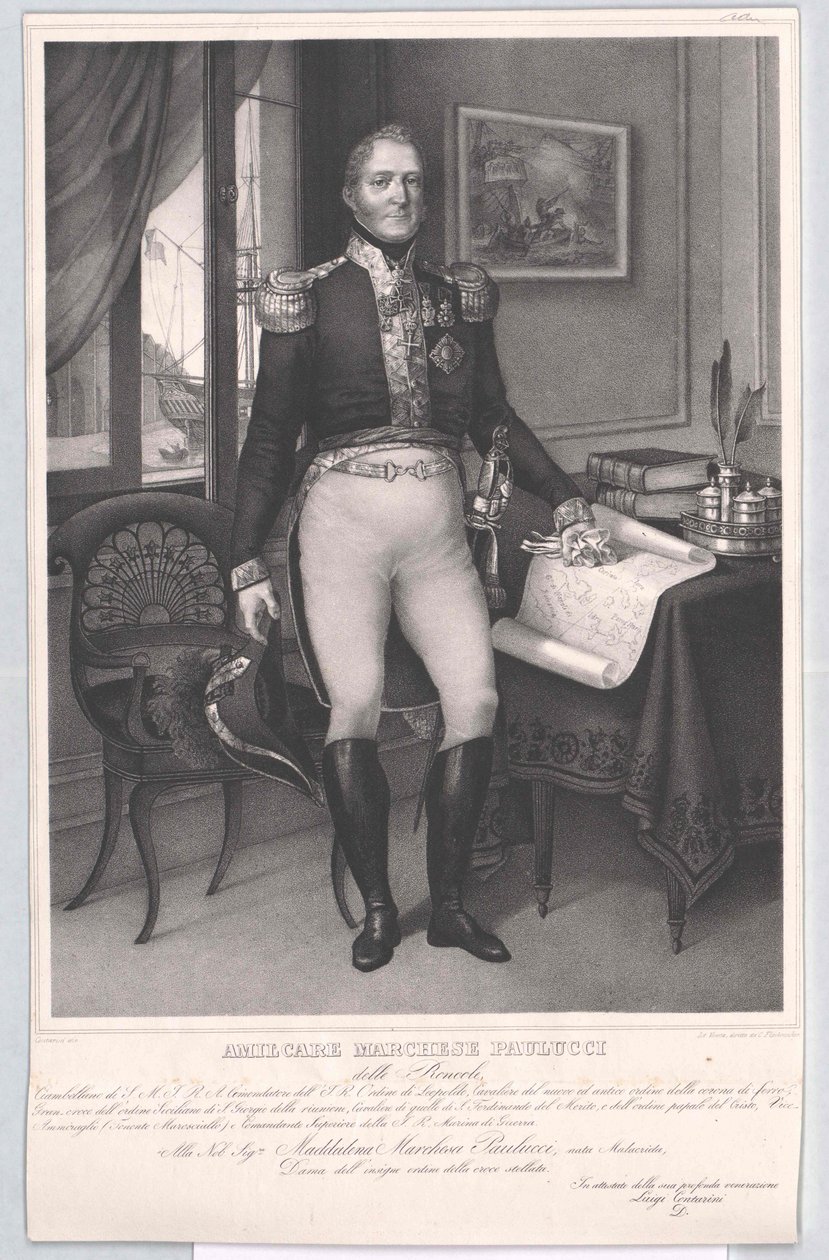Amilcare Marquis Paulucci delle Roncole od Artist Unknown