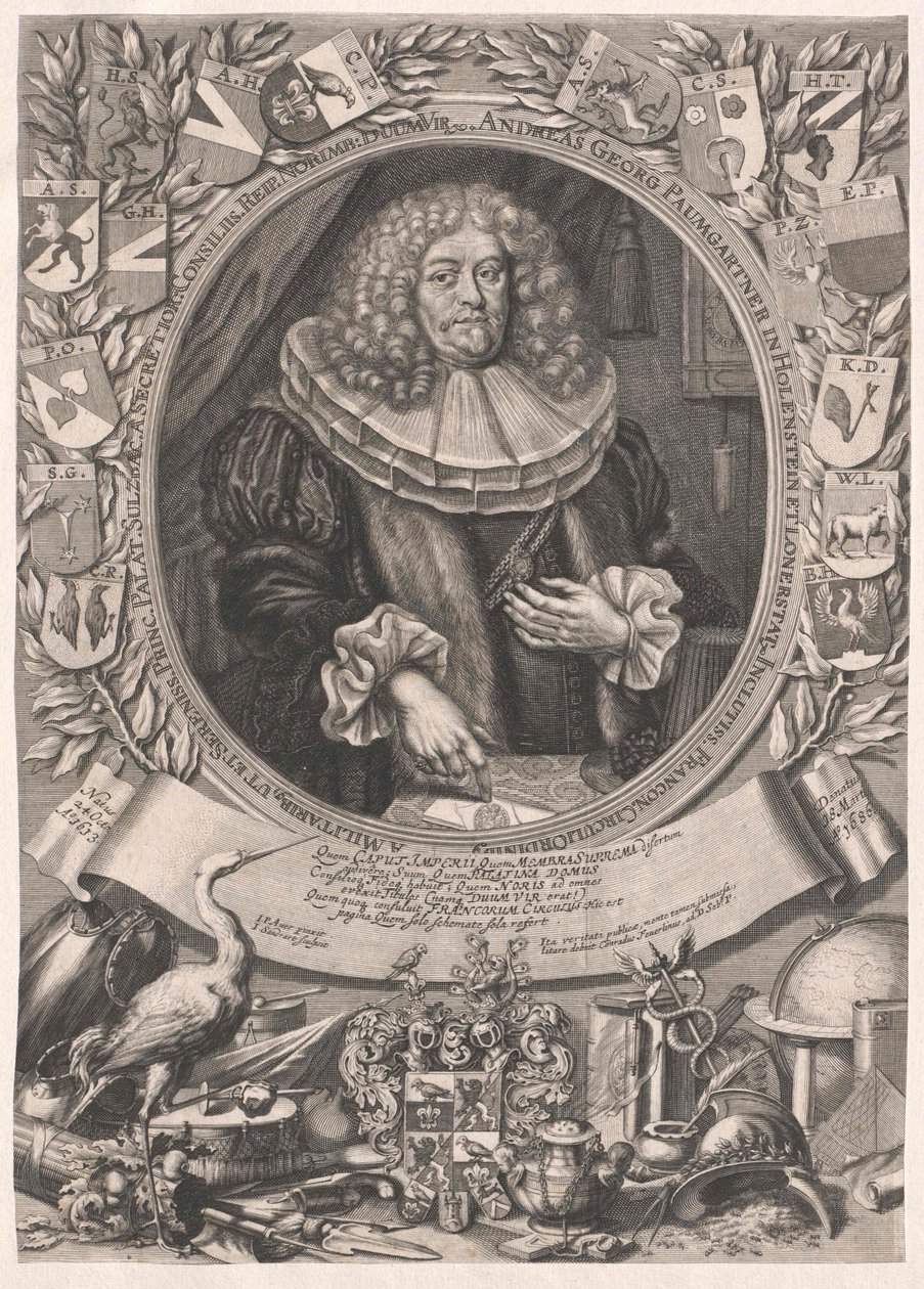 Andreas Georg Paumgartner z Holensteinu a Lonnerstadtu od Artist Unknown