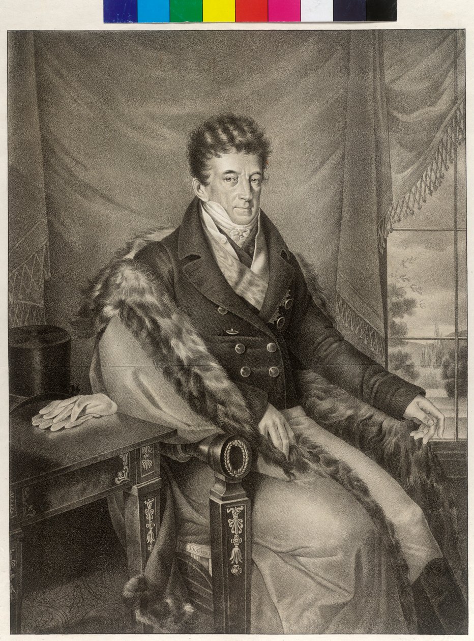 Andrej Kirillovič hrabě Razumovský od Artist Unknown