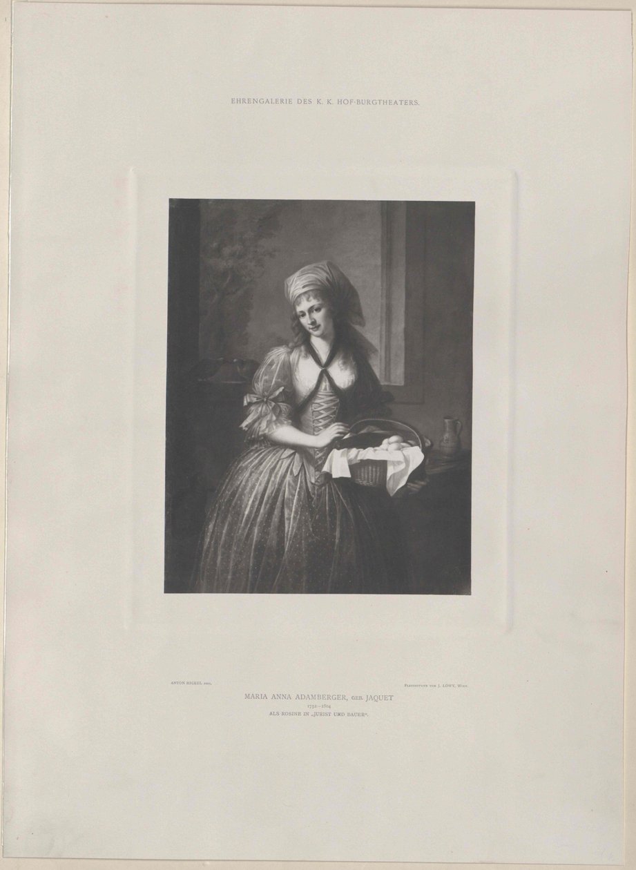 Anna Adamberger-Jaquet od Artist Unknown