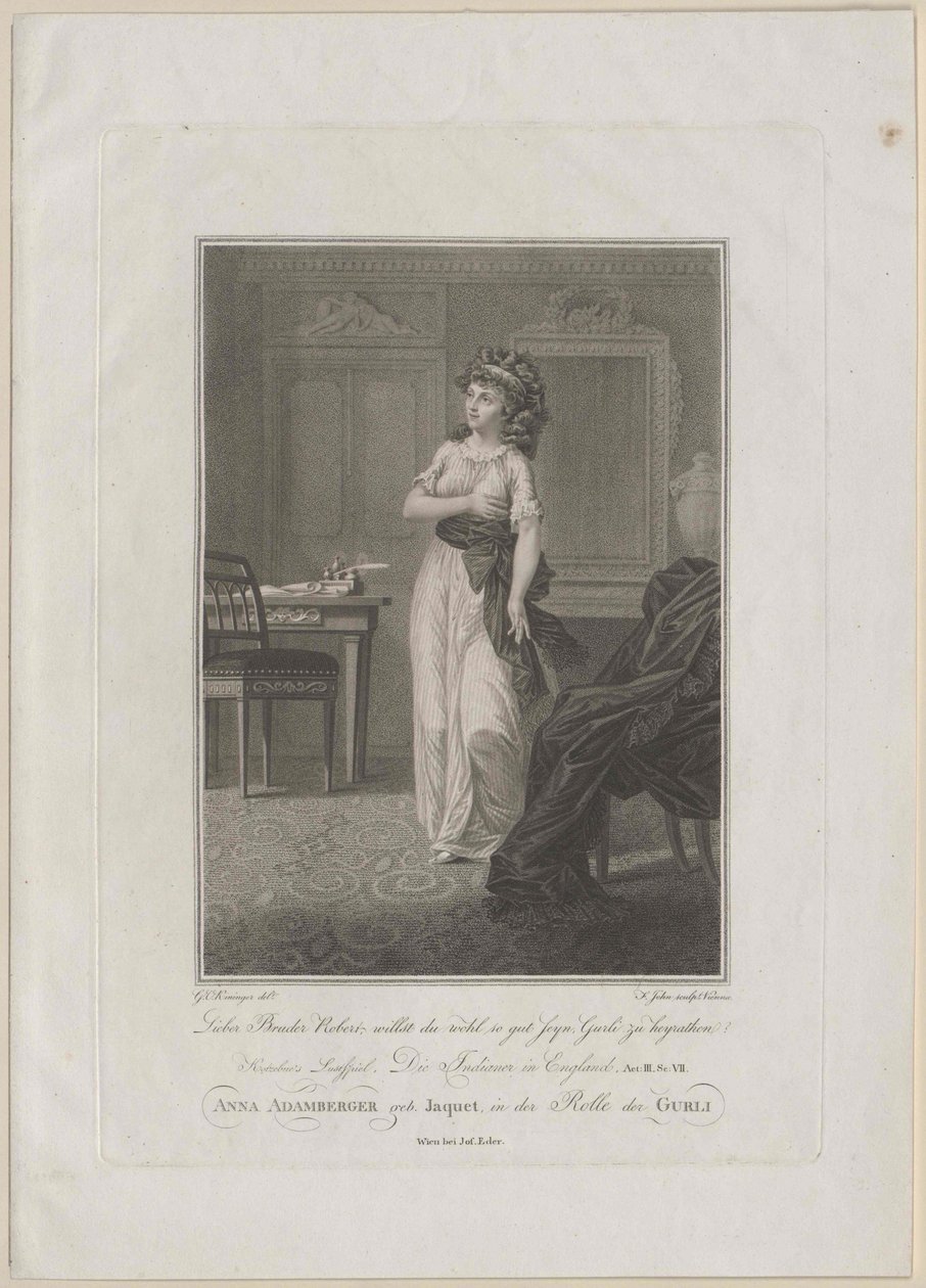 Anna Adamberger-Jaquet od Artist Unknown