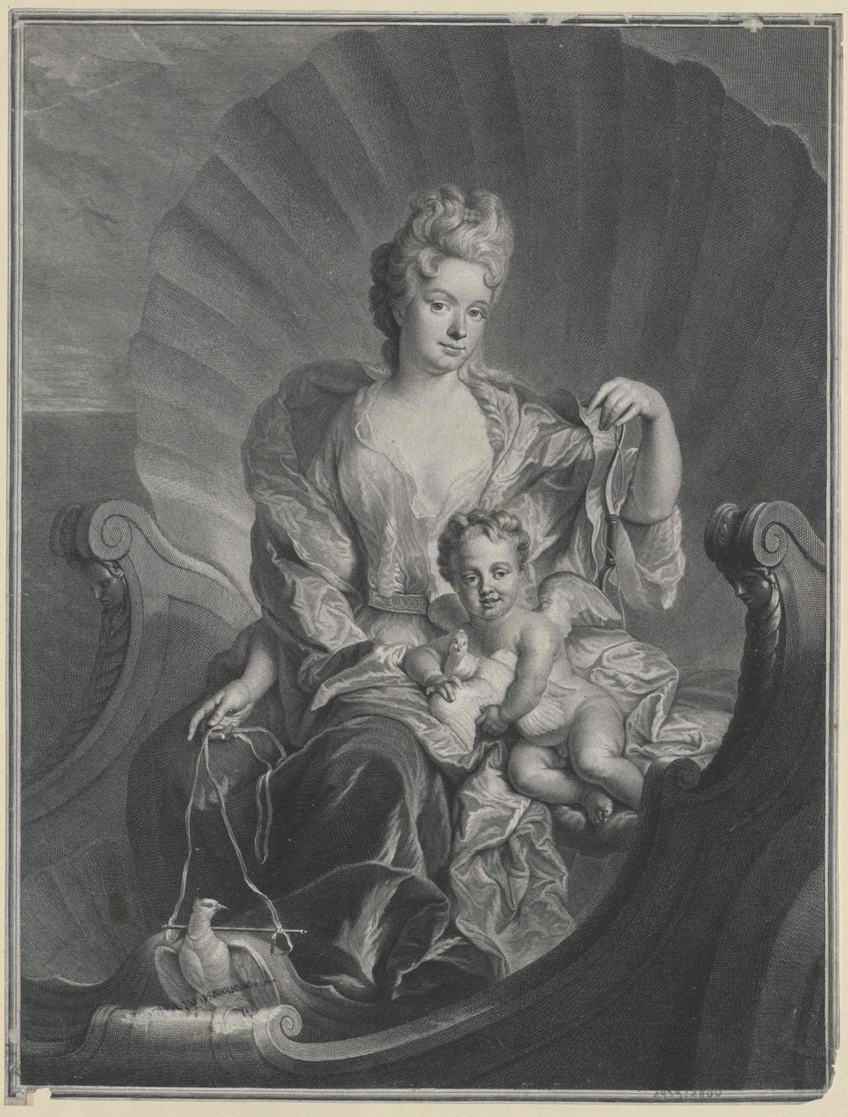 Anna Konstancie hraběnka Coselová od Artist Unknown