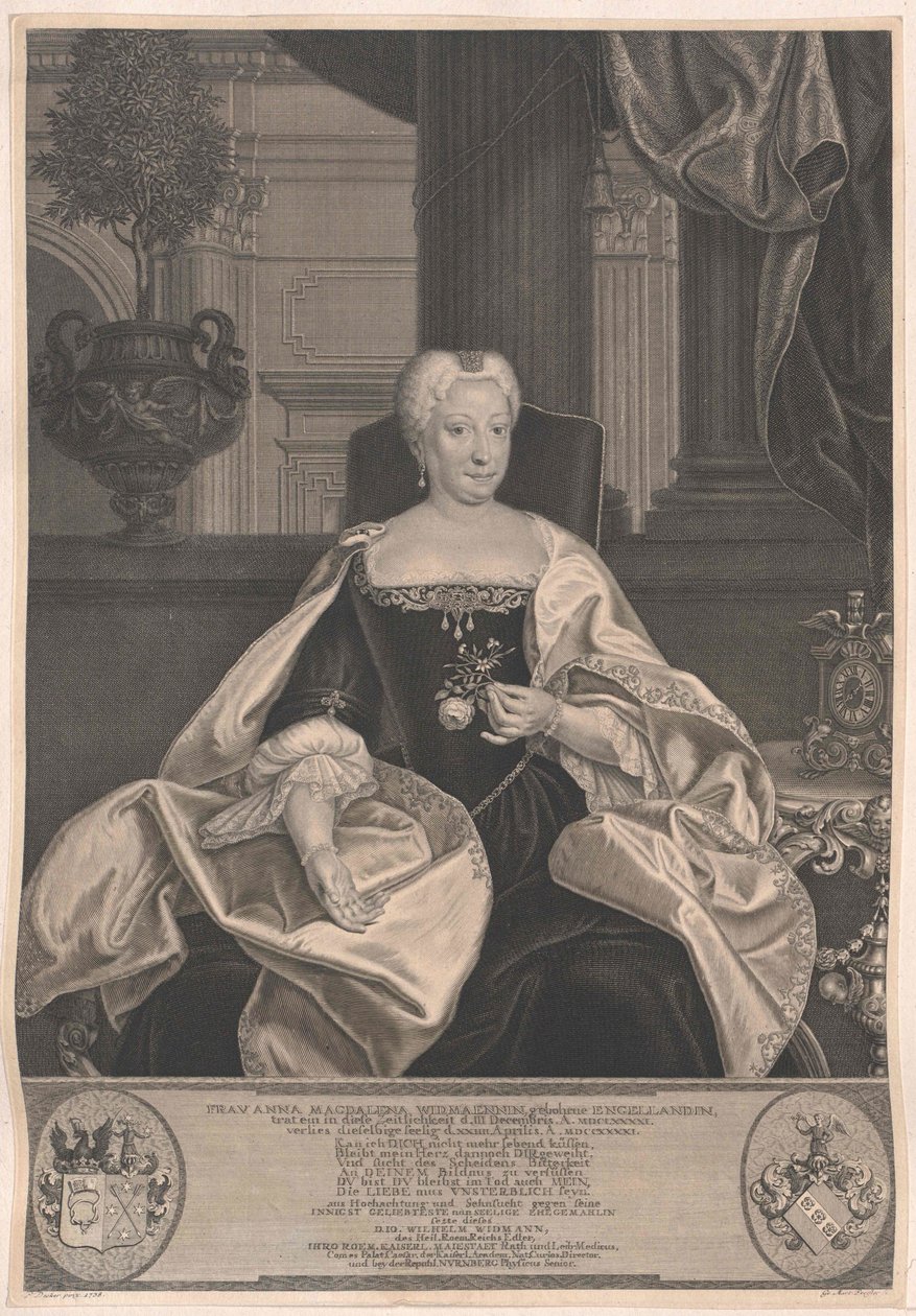 Anna Magdalene Engelland od Artist Unknown