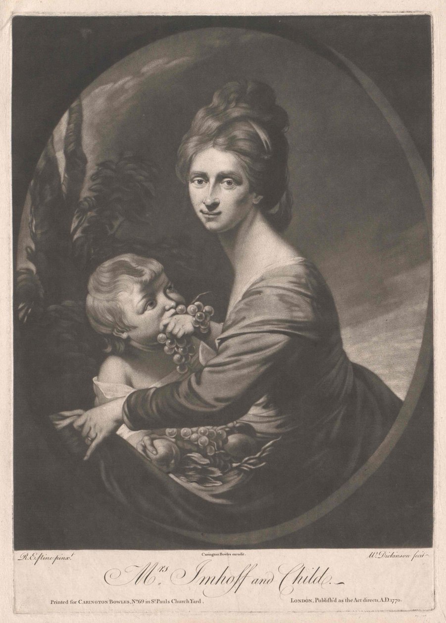 Anna Maria Appolonia Imhoff od Artist Unknown