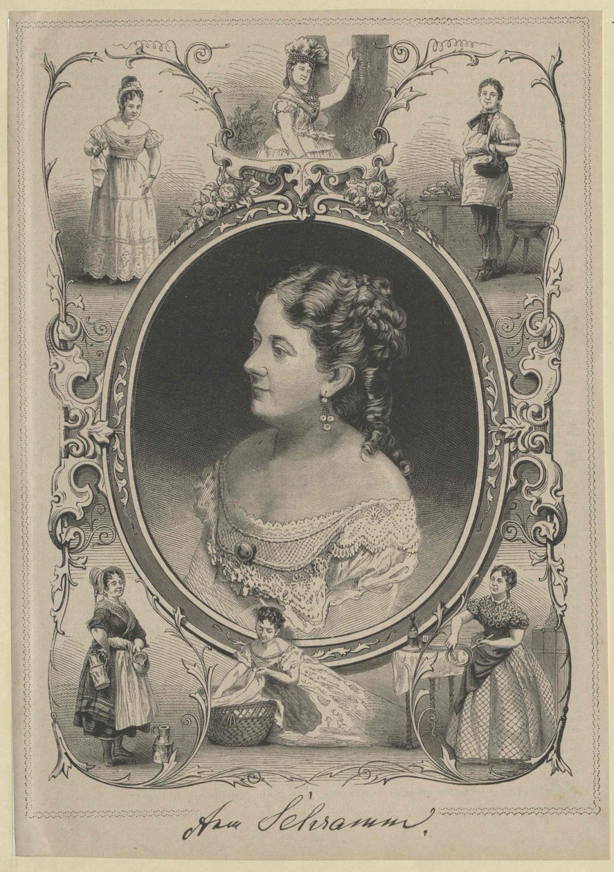 Anna Schramm (tisk) od Artist Unknown