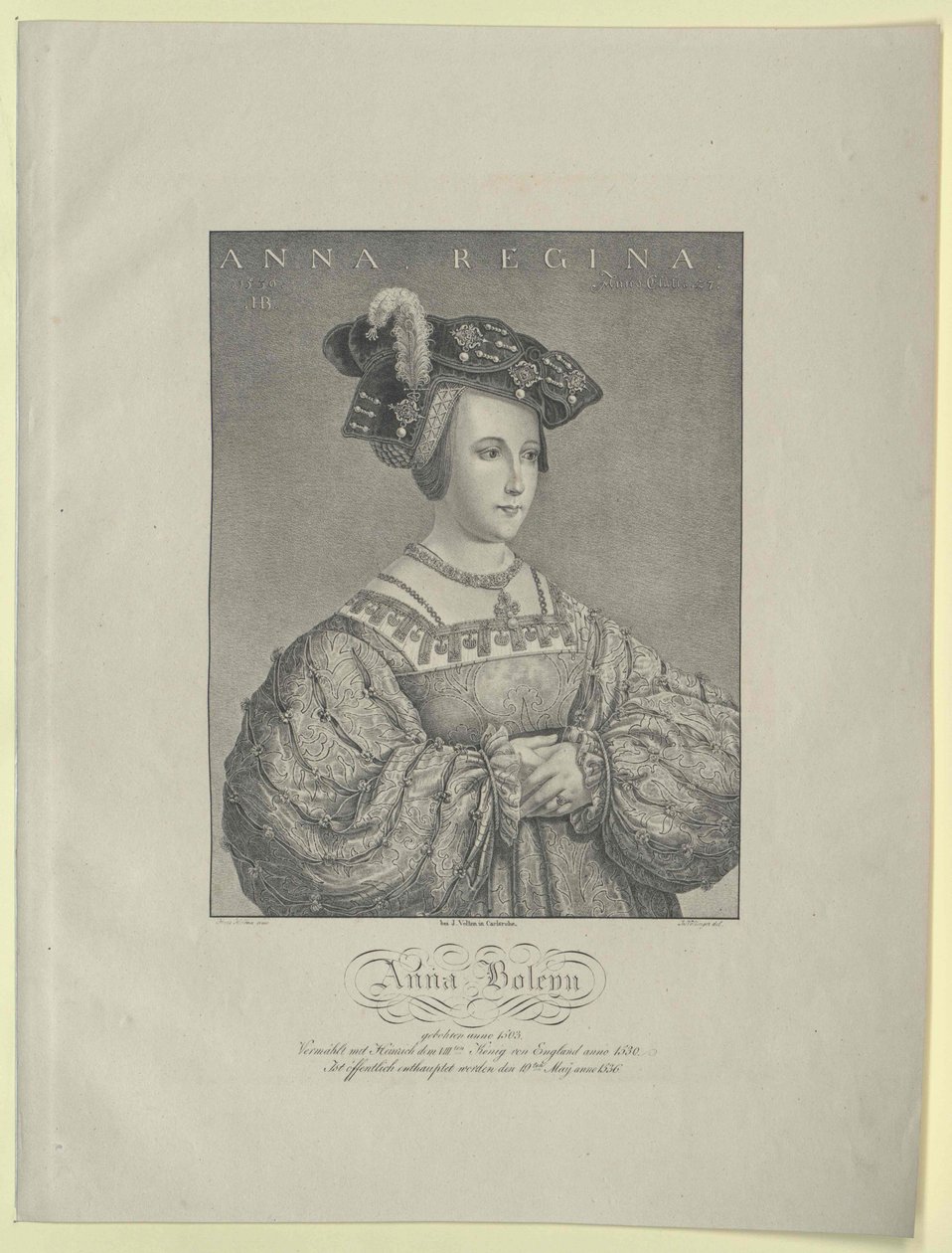 Anna Boleynová od Artist Unknown