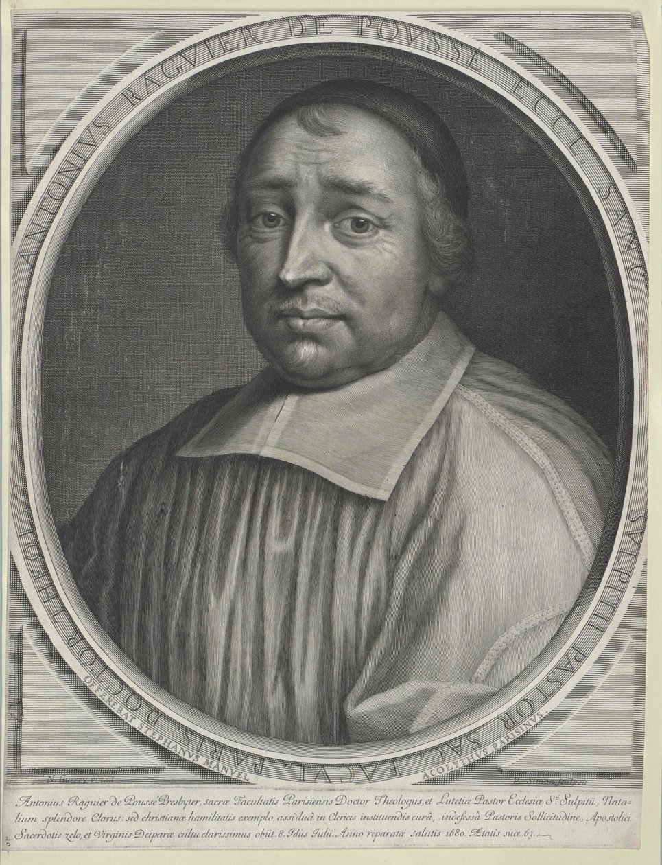 Antoine Raguier de Pouss00000000 (tisk) od Artist Unknown