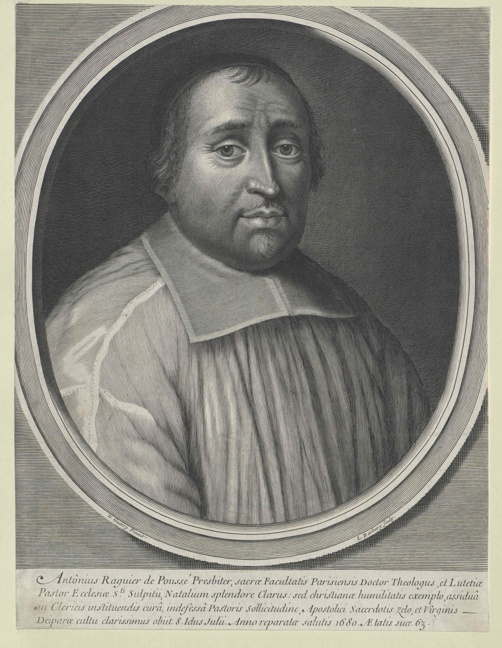 Antoine Raguier de Pouss00000000 (tisk) od Artist Unknown