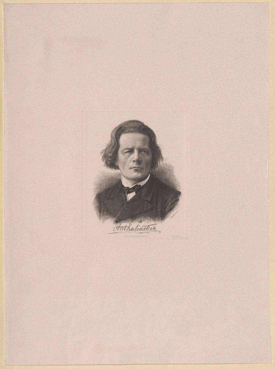 Anton Rubinstein (tisk) od Artist Unknown