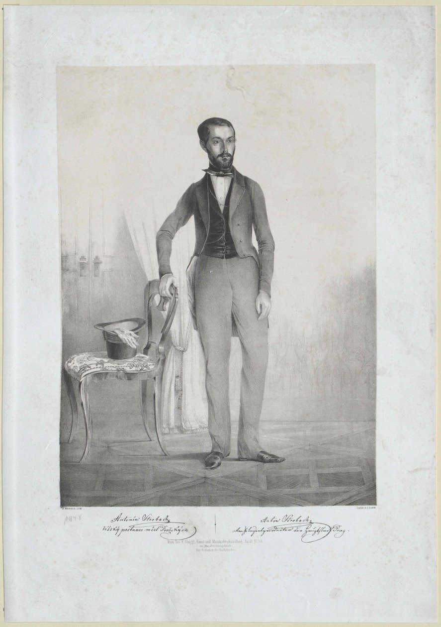 Anton Strobach od Artist Unknown