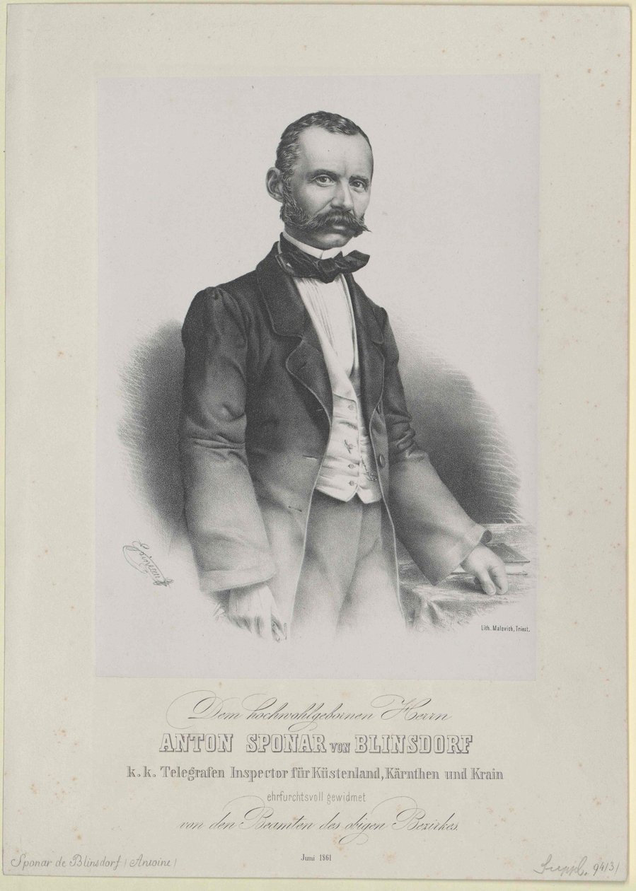 Anton von Sponar-Blinsdorf od Artist Unknown