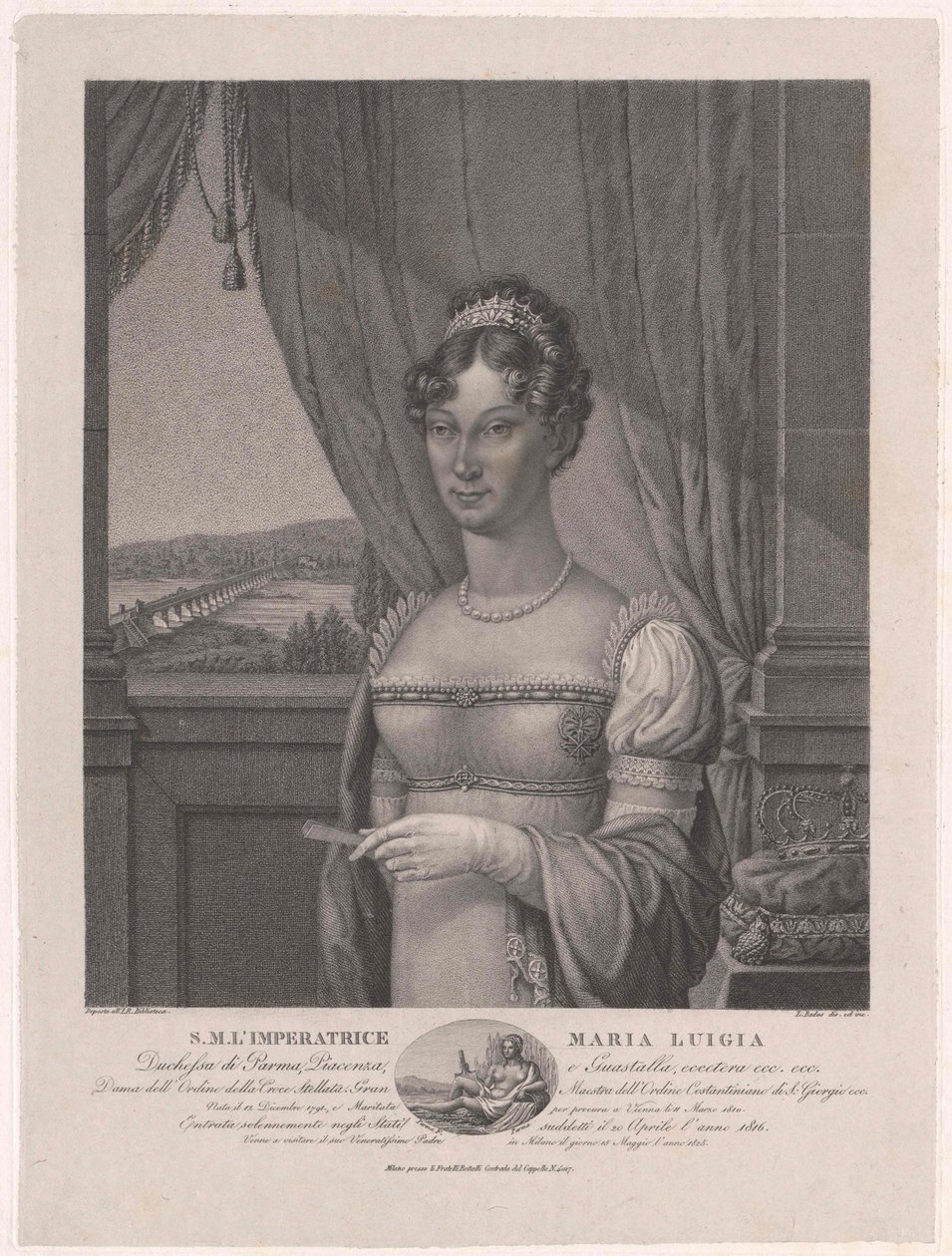 Arcivévodkyně rakouská (1791-1847) Marie Louisa od Artist Unknown