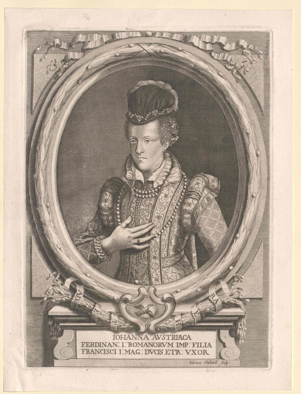 Arcivévodkyně rakouská Johanna od Artist Unknown