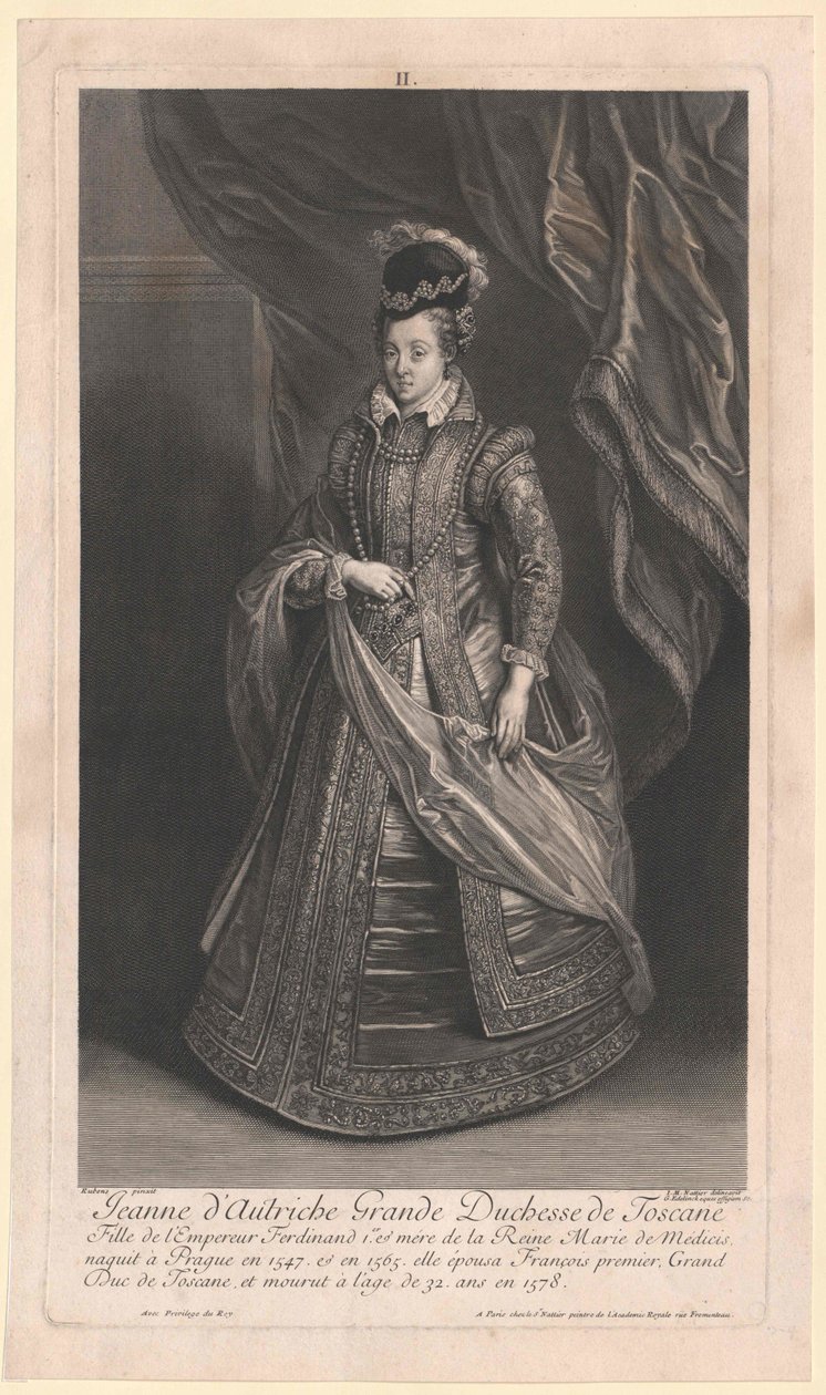 Arcivévodkyně rakouská Johanna od Artist Unknown