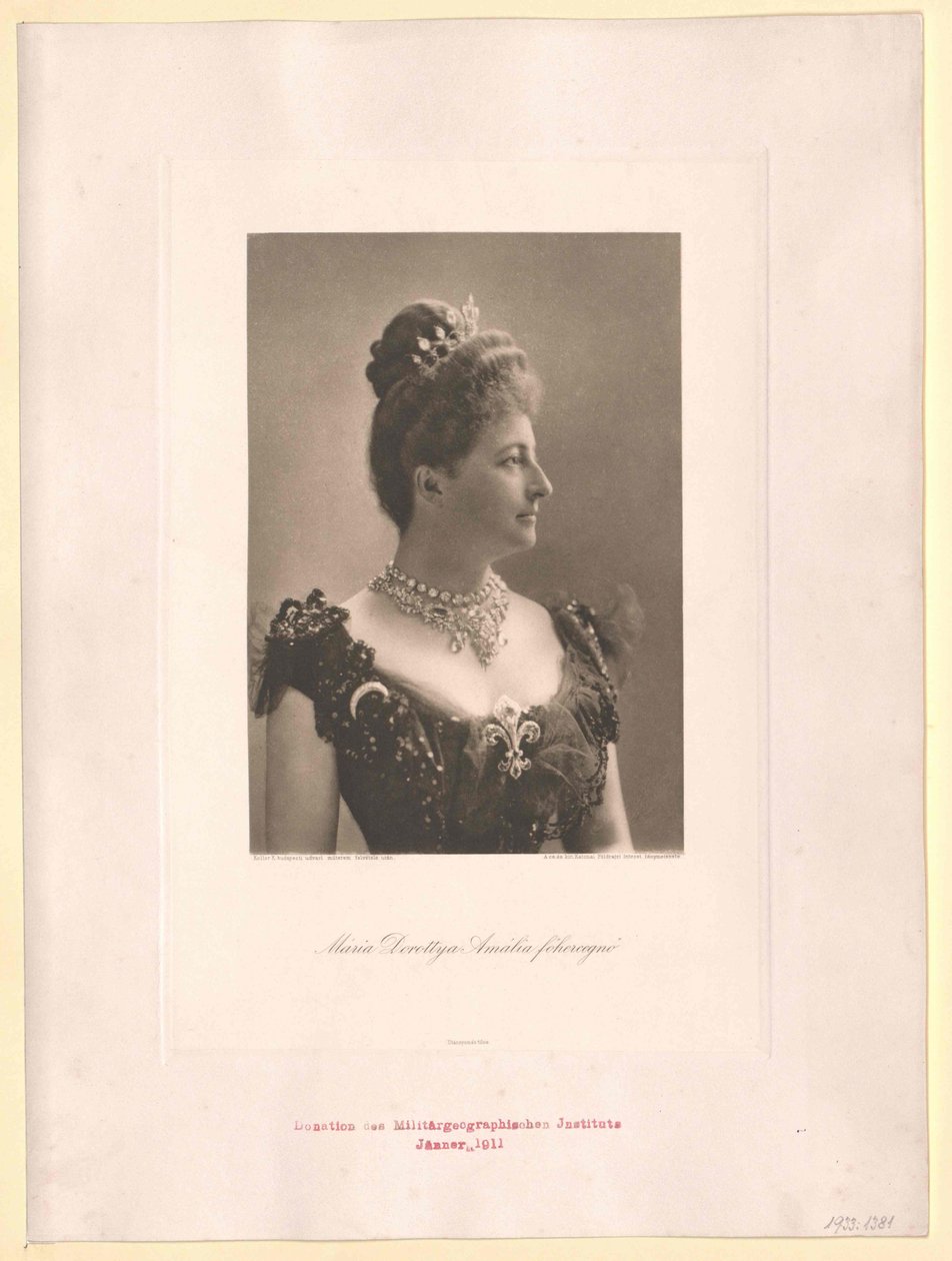 Arcivévodkyně rakouská Maria Dorothea (tisk) od Artist Unknown