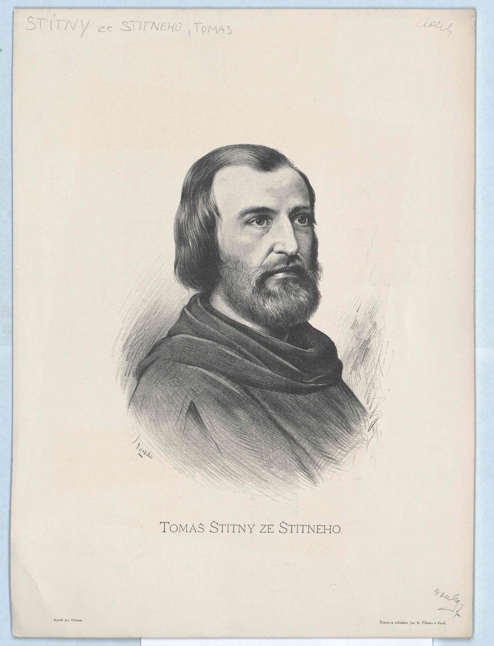 Arcivévoda rakouský Tomas Sititny ze Sitetneho (tisk) od Artist Unknown