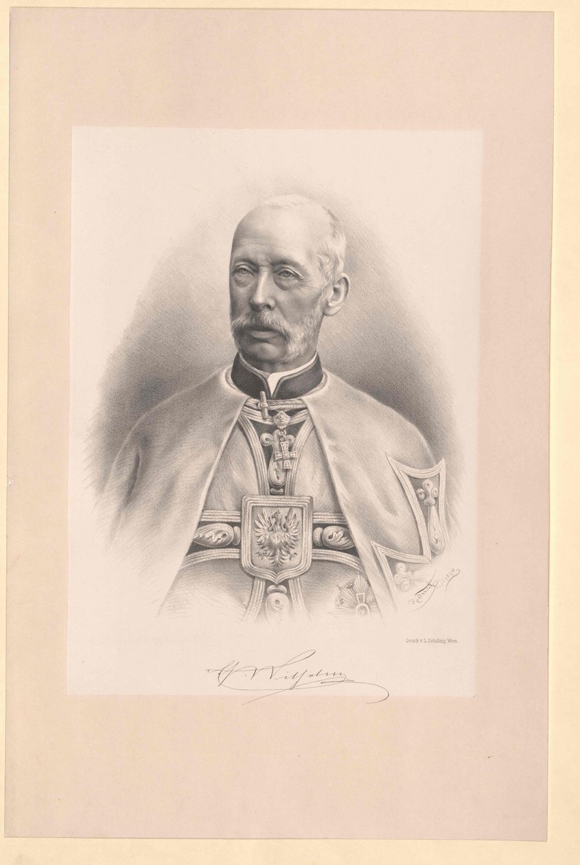 Arcivévoda rakouský Wilhelm (tisk) od Artist Unknown