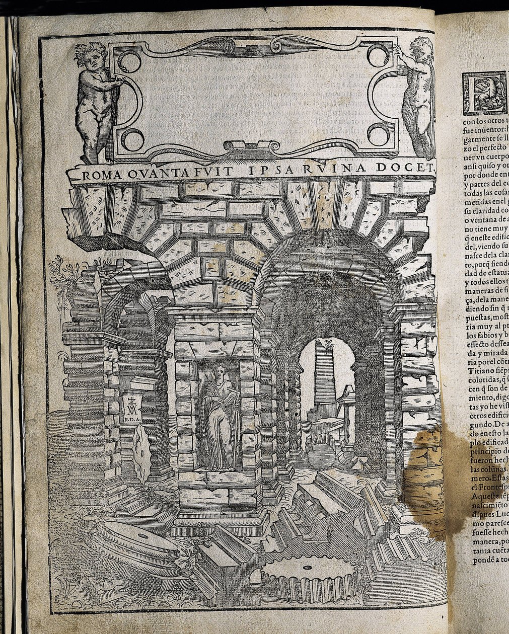 Architektura a perspektivní práce - SERLIO, Sebastiano (1475-1554). Italský manýristický architekt, který byl členem italského týmu, jenž stavěl palác ve Fontainebleau. Tutte operates architettura and prospetiva. ŠPANĚLSKO. KASTILIE A LEÓN. Salamanka. Sala od Artist Unknown