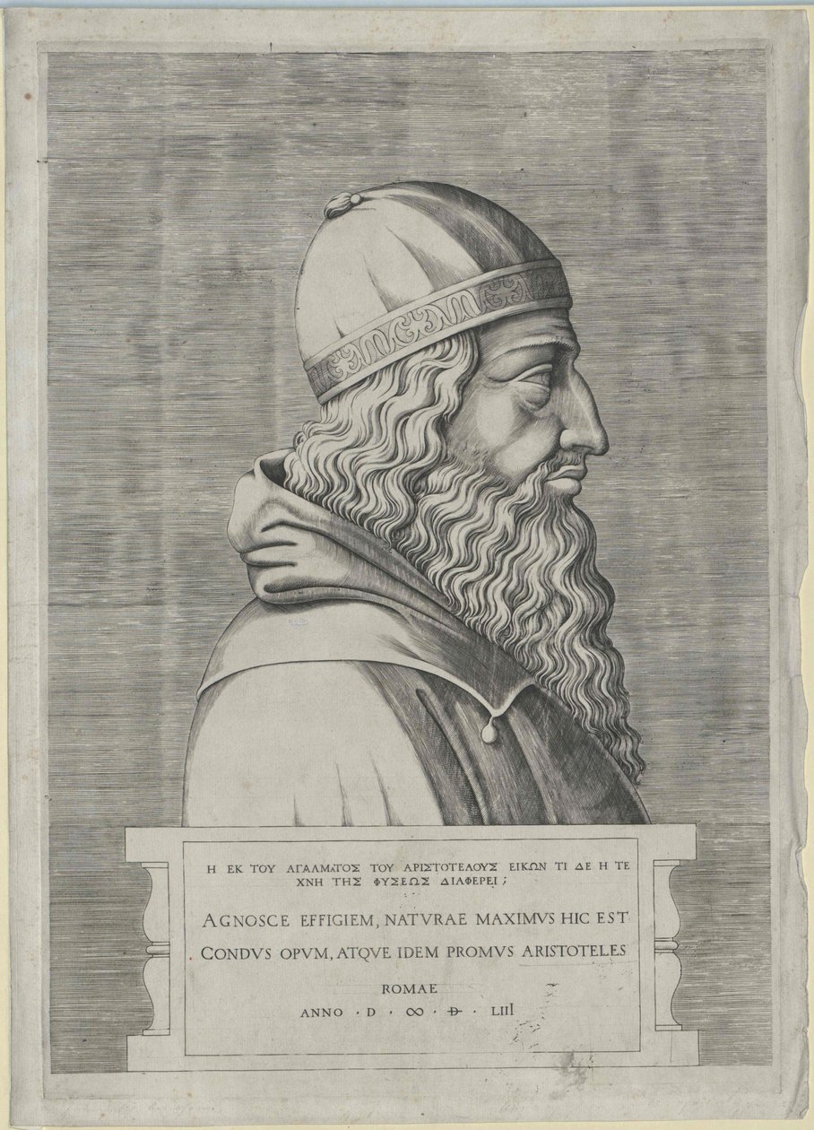 Aristoteles (tisk) od Artist Unknown