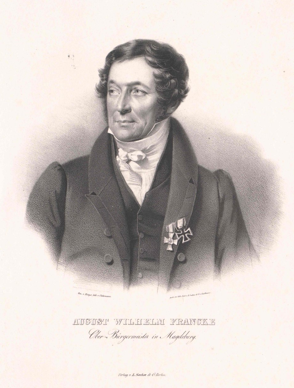 August Wilhelm Francke (tisk) od Artist Unknown